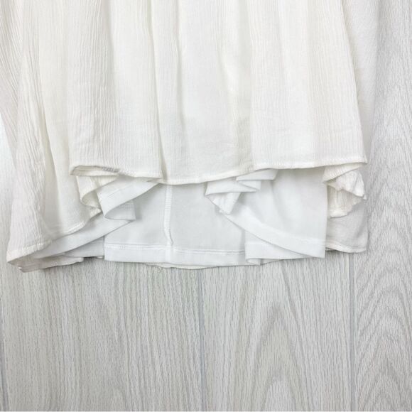 Umgee | Ruffled Floral Embroidered Peasant Dress Size Small - Picture 10 of 13